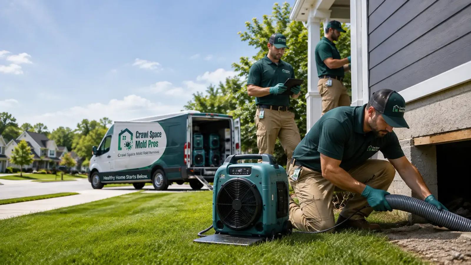 Crawl Space Mold Removal in Stratton, ME